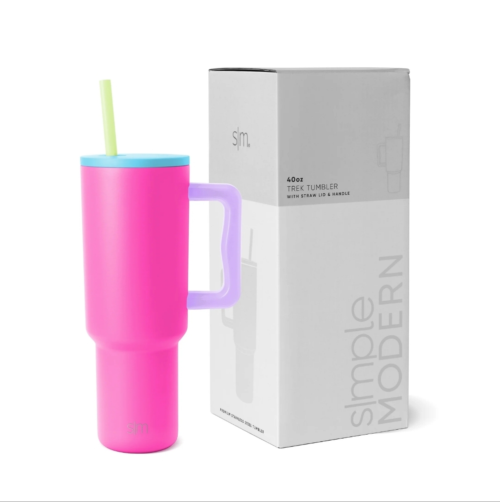 Simple modern trek 40 ounce tumbler 80's mix colorway